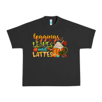 Pigment Black leaves and lattes Urban Heavy Tee - CowGirlArtShop