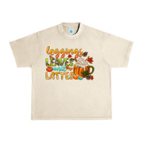 Sandshell leaves and lattes Urban Heavy Tee - CowGirlArtShop