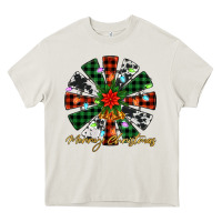 Cream merry christmas windmill Heavy Core Tee - Jasminsmagicworld