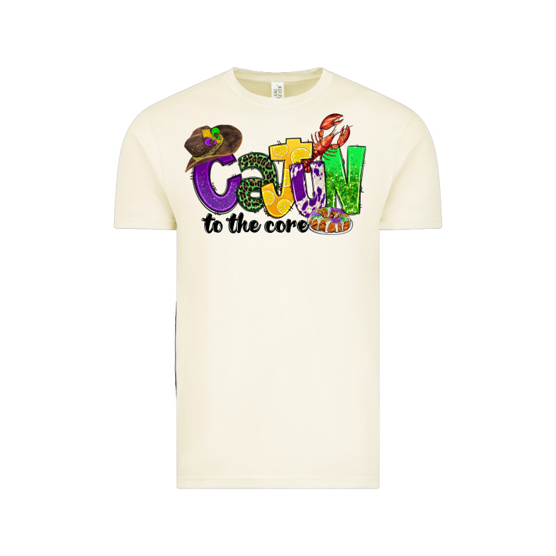 Cajun To The Core Mardi Gras Vintage Tee by CowGirlArtShop | Teevron