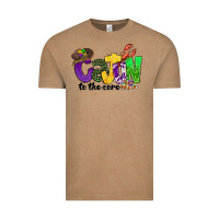 Vintage Coffee cajun to the core mardi gras Vintage Tee - CowGirlArtShop