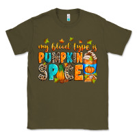 Army Green My blood type is pumpkin spice Classic Tee - RanaPortraitStore