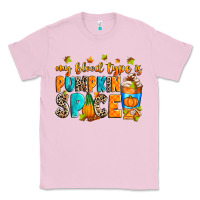 Bubblegum Pink My blood type is pumpkin spice Classic Tee - RanaPortraitStore