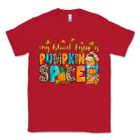 Red My blood type is pumpkin spice Classic Tee - RanaPortraitStore