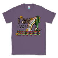 Lavender i am not a hugger Classic Tee - CowhideDigitalArt
