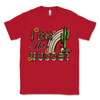 Red i am not a hugger Classic Tee - CowhideDigitalArt