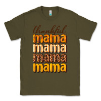 Army Green Thankful mama Classic Tee - NancyCooperArtShop