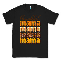Black Thankful mama Classic Tee - NancyCooperArtShop