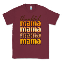 Burgundy Thankful mama Classic Tee - NancyCooperArtShop