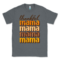 Charcoal Heather Thankful mama Classic Tee - NancyCooperArtShop
