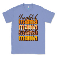 Colony Blue Thankful mama Classic Tee - NancyCooperArtShop