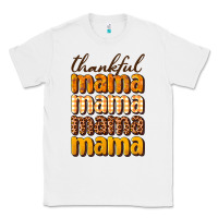 White Thankful mama Classic Tee - NancyCooperArtShop