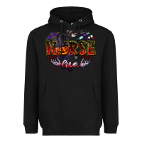Black halloween nurse life Heavyweight Hoodie - BarkalooDesign