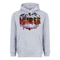 Heather Grey halloween nurse life Heavyweight Hoodie - BarkalooDesign