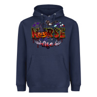 Navy halloween nurse life Heavyweight Hoodie - BarkalooDesign