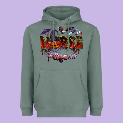 Halloween Nurse Life Heavyweight Hoodie Designed By Barkaloodesign