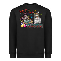 Black Bunny mama Heavyweight Sweatshirt - CowhideDigitalArt