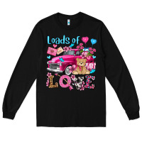Black loads of love valentine's day olivia Long Sleeve Tee - OliviaCreatesArt