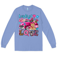 Colony Blue loads of love valentine's day olivia Long Sleeve Tee - OliviaCreatesArt