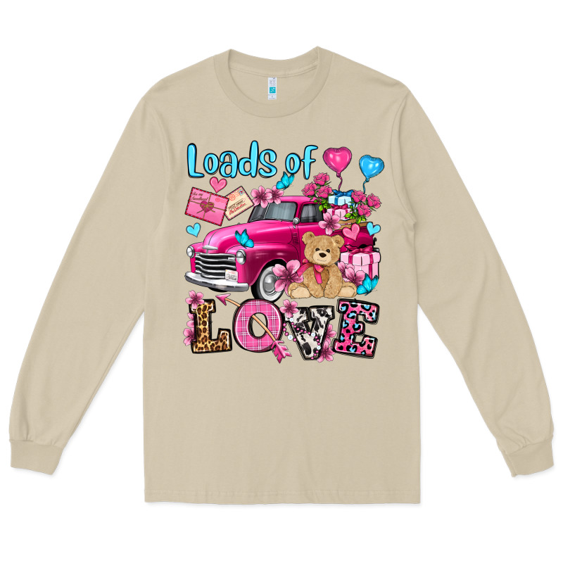 Loads Of Love Valentine's Day Olivia Long Sleeve Tee by OliviaCreatesArt | Teevron