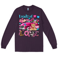 Plum loads of love valentine's day olivia Long Sleeve Tee - OliviaCreatesArt