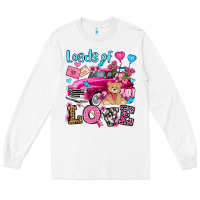 White loads of love valentine's day olivia Long Sleeve Tee - OliviaCreatesArt