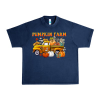Navy pumpkin farm Urban Heavy Tee - CowGirlArtShop