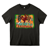 Asphalt merry christmas cactus Heavy Core Tee - Jasminsmagicworld