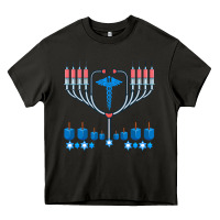 Asphalt jewish hanukkah chanukah doctor medical menorah  gifts Heavy Core Tee - trangStudio