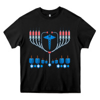 Black jewish hanukkah chanukah doctor medical menorah  gifts Heavy Core Tee - trangStudio