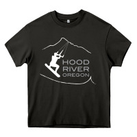 Kiteboarding Hood River Oregon, Kitesurfing Heavy Core Tee | Teevron