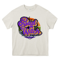 Cream bad witch Heavy Core Tee - JahusDesignShop
