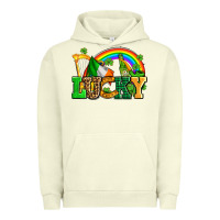 Pigment Pistachio lucky with st patricks elements Urban Hoodie - AdoDesignShop