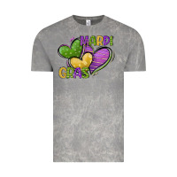 Cloud Rock mardi gras heart Vintage Tee - CowGirlArtShop