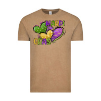 Vintage Coffee mardi gras heart Vintage Tee - CowGirlArtShop