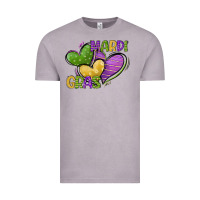 Vintage Zinc mardi gras heart Vintage Tee - CowGirlArtShop