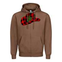 Chestnut cowboy christmas Zipper Hoodie - CowhideDigitalArt