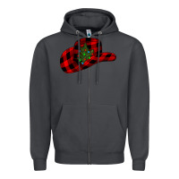 Smoke cowboy christmas Zipper Hoodie - CowhideDigitalArt