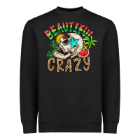 Black Beautiful Crazy Summer Heavyweight Sweatshirt - CowhideDigitalArt