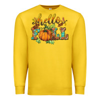 Lemon hello fall pumpkin Premium Sweatshirt - BarkalooDesign
