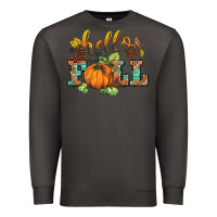 Smoke hello fall pumpkin Premium Sweatshirt - BarkalooDesign