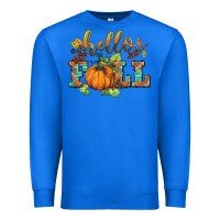 True Royal hello fall pumpkin Premium Sweatshirt - BarkalooDesign