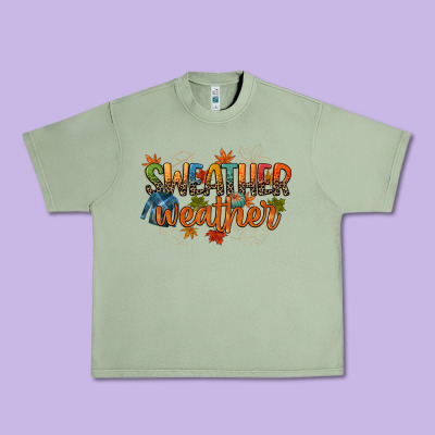 Sweather Weather Urban Heavy Tee Designed By Cowgirlartshop