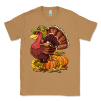 Toasted Coconut Thanksgiving turkey with pumpkin and sunflower Classic Tee - NancyCooperArtShop