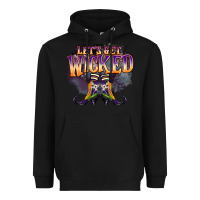 Black lets get wıcked Heavyweight Hoodie - BarkalooDesign