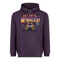Plum lets get wıcked Heavyweight Hoodie - BarkalooDesign