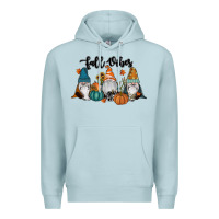 Blue Mist Fall Vibes Gnomes Premium Hoodie - RanaPortraitStore
