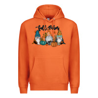 Carrot Fall Vibes Gnomes Premium Hoodie - RanaPortraitStore