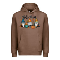 Chestnut Fall Vibes Gnomes Premium Hoodie - RanaPortraitStore