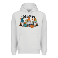 Dove Grey Fall Vibes Gnomes Premium Hoodie - RanaPortraitStore